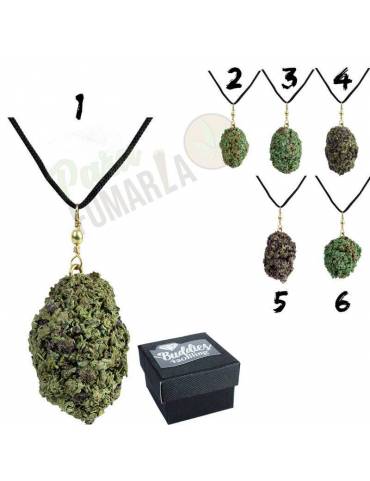 Colgantes con forma de cogollo buddies 420 bling Colgantes con forma de cogollo buddies 420 bling