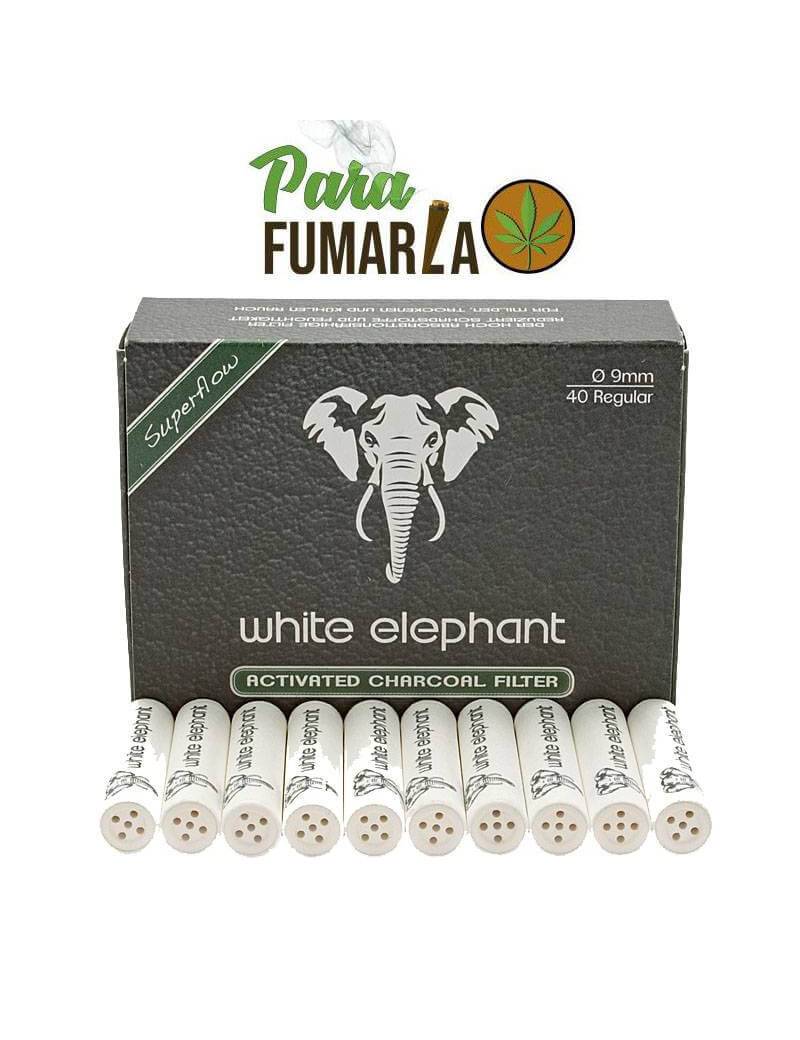 Filtros white elephant carbón activo