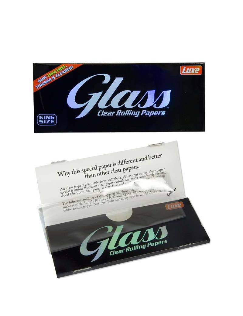 ⇨ Papel GLASS de Fumar【100% Transparente】