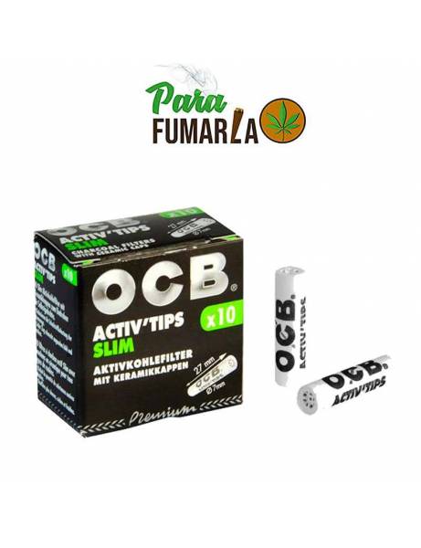 10 Filtros OCB activ tips Slim.