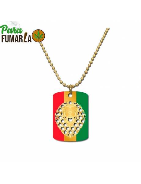 Collar Grinder tarjeta Rasta Lion