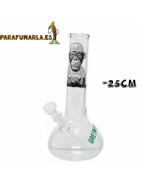 Bong cristal Greenline Monkey 25cm.