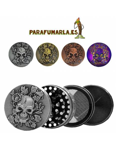 Grinder Calavera con hiedra.