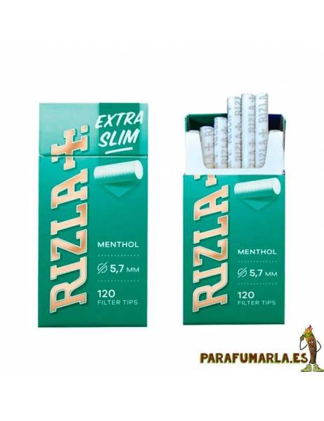 filtros rizla mentolados