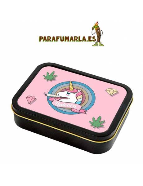 Caja metal Unicornio