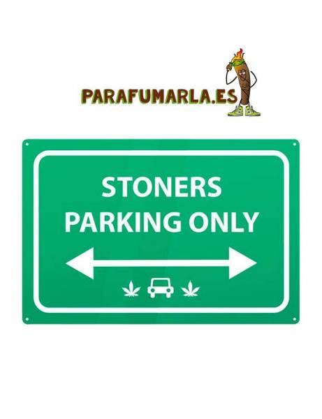 Placa metálica "stoners"