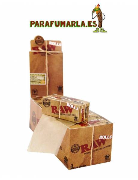 caja 12 unidades rollo raw