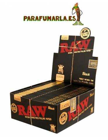 Caja libirllos papel de liar Raw Connoisseur King Size Slim Classic