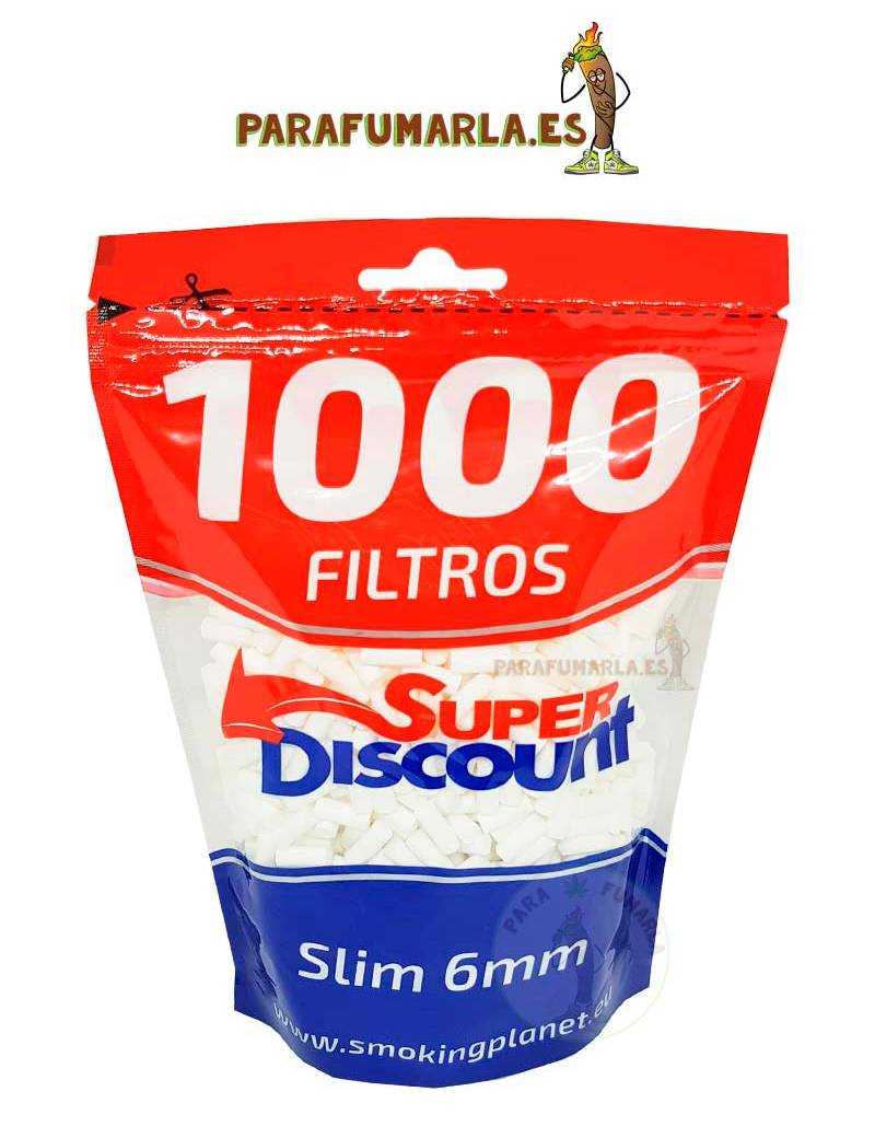 Filtros SUPERDISCOUNT Slim 6 mm 1000 unidades
