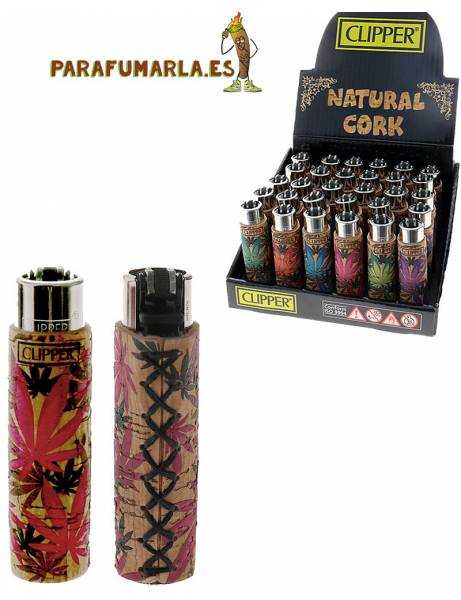Clipper con funda Leaves