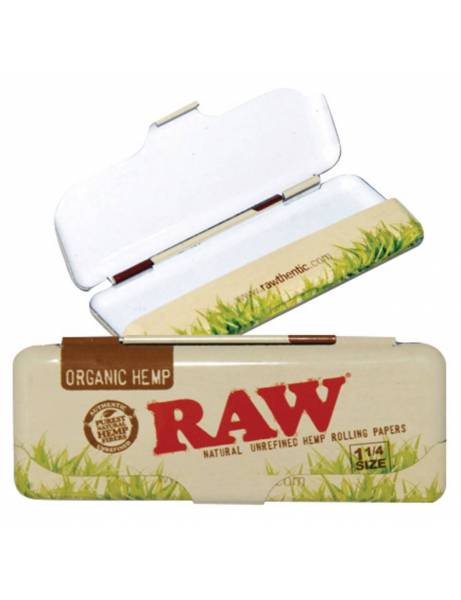 Cajita Metálica papel raw 1 1/4 organic.