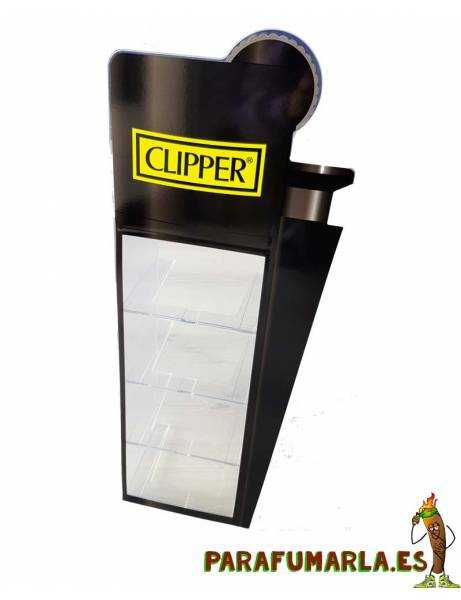 Expositor Clipper en forma de mechero