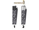 Clipper Metal Micro Silver Pattern