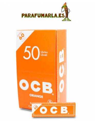 caja papel ocb orange