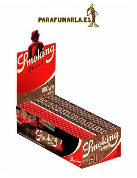 caja papel smoking brown