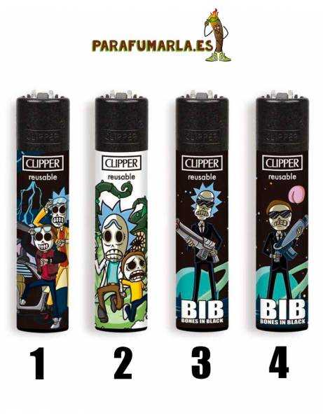 mechero clipper rick y morty