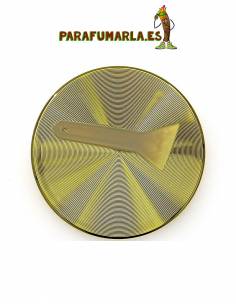 grinder de metal dorado