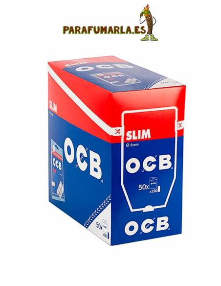 150x Filtros de Algodón para Tabaco de liar OCB Slim (6mm)