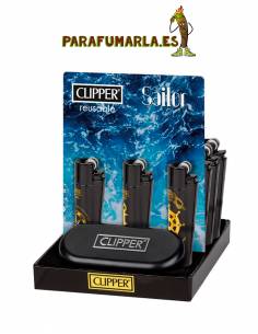 mechero metalico clipper sailor