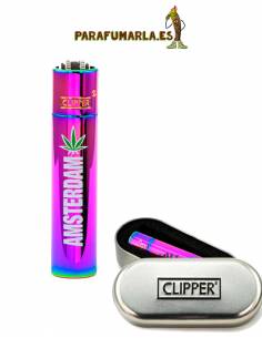 Clipper metal amsterdam leaf rainbow