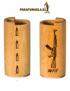 Funda Clipper "AK 47" madera.