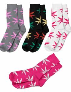 Calcetines weed mujer altos