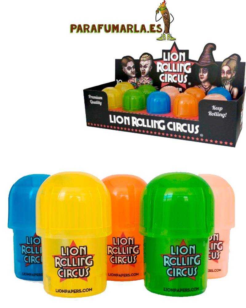 grinder lion rolling circus