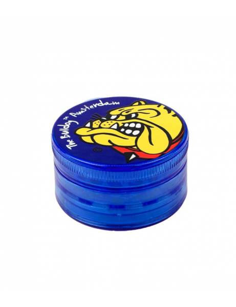 Grinder plástico Bulldog azul. 4pc.