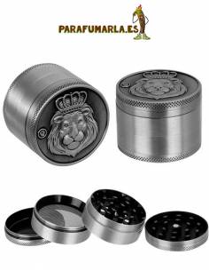 Grinder Rasta Lion 50mm con polinizador.