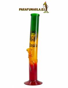 Bong cristal 33cm rasta lion