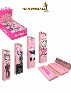 Papel G-Rollz KS rosa "Banksy graffiti" + tips