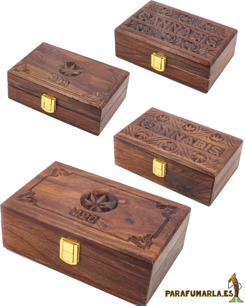 caja de madera para marihuana