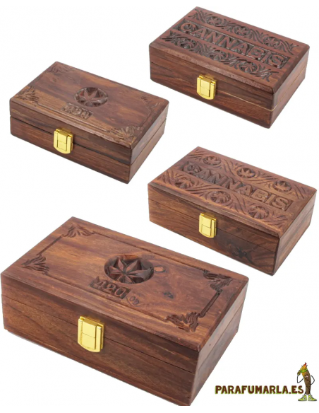 caja de madera para marihuana