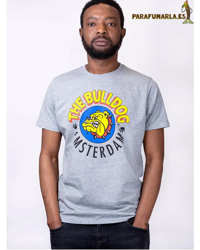 Camiseta gris The bulldog amsterdam Camiseta gris The bulldog amsterdam