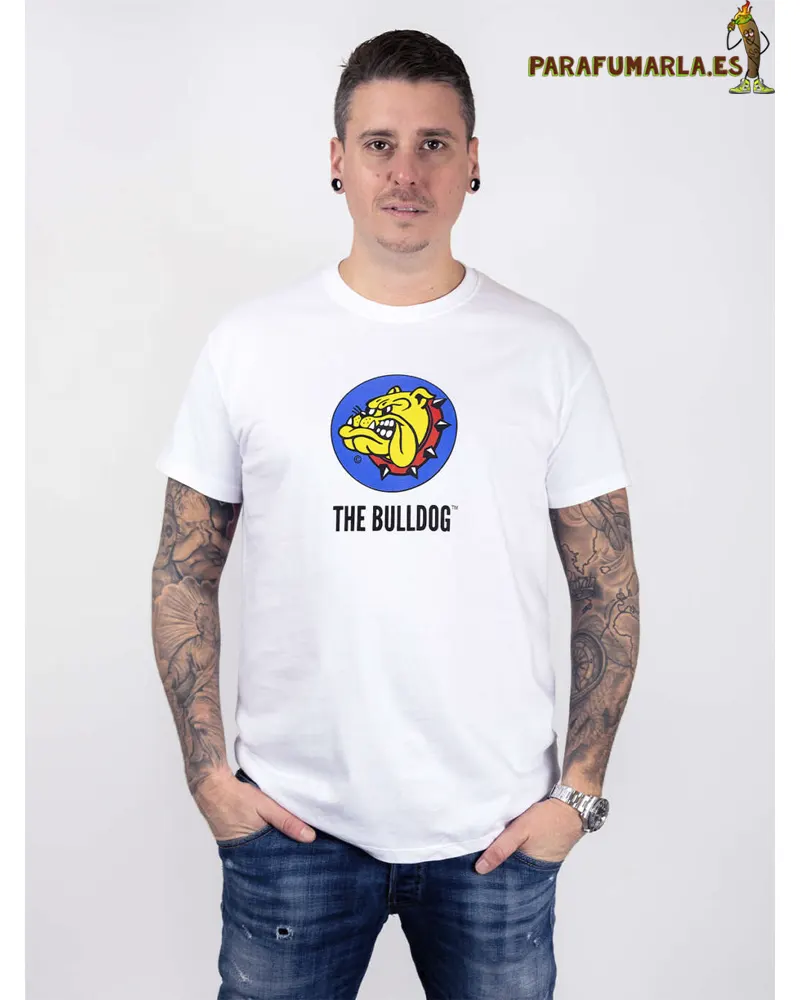 Camiseta bulldog amsterdam blanca