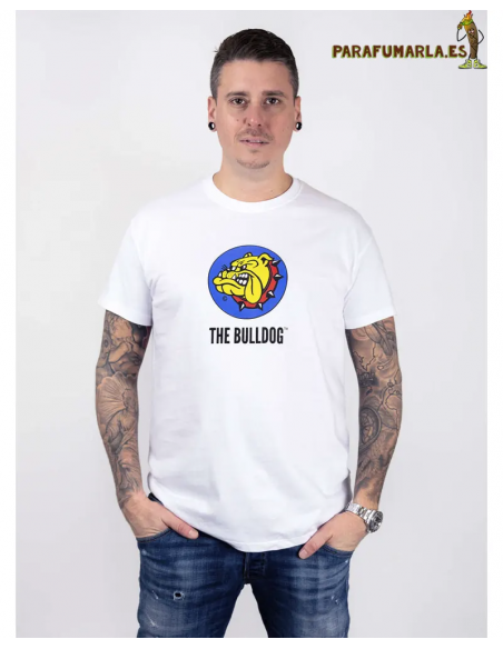 Camiseta bulldog amsterdam blanca
