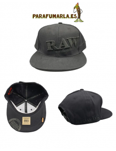 Gorra plana RAW Black + poker