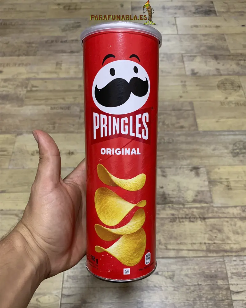 bote ocultación pringles