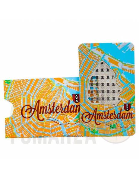 Grinder Card "Amsterdam map".