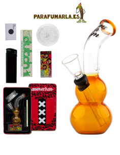 Set Bong + Accesorios Amsterdam XXX