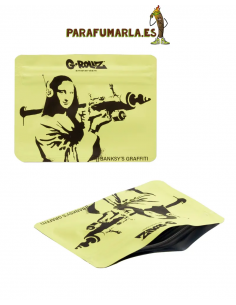 Bolsa Zip Banksy Mona Launcher 105x80mm.