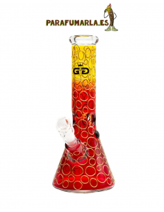 Bong Grace Glass Rainforest rojo 32cm.