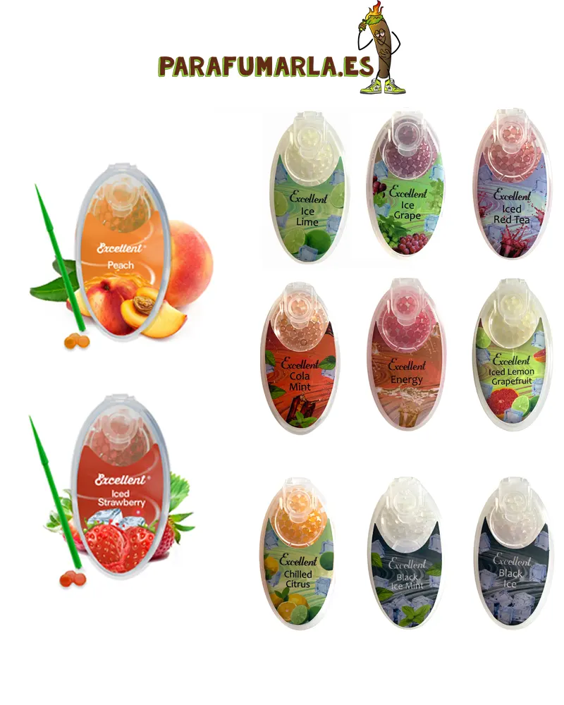 capsulas excellent sabores para cigarrillos