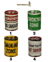 Cenicero Barril Smoking Zone