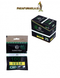100 Filtros CBD 6mm Golden Filter