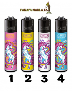 Clipper Unicornio de colores