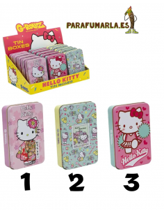 Cajitas Metálicas Grandes Hello Kitty Kimono Rosa