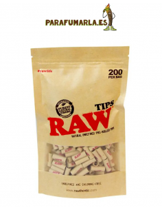 bolsa 200 tips cartones raw preliados