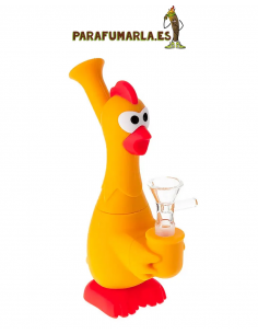 Pipa bong silicona Chicken 18cm