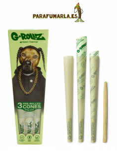 3x Conos Cáñamo verde Snoop G-Rollz